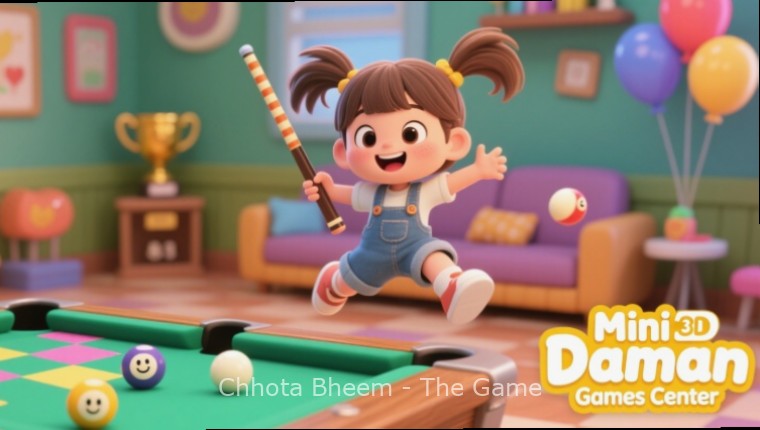 Chhota Bheem - The Game community event with families playing together and meeting costumed characters